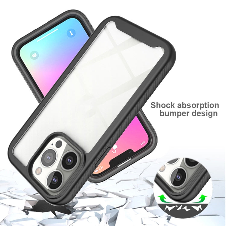For iPhone 13 Pro Starry Sky Solid Color Series Shockproof PC + TPU Protective Case
