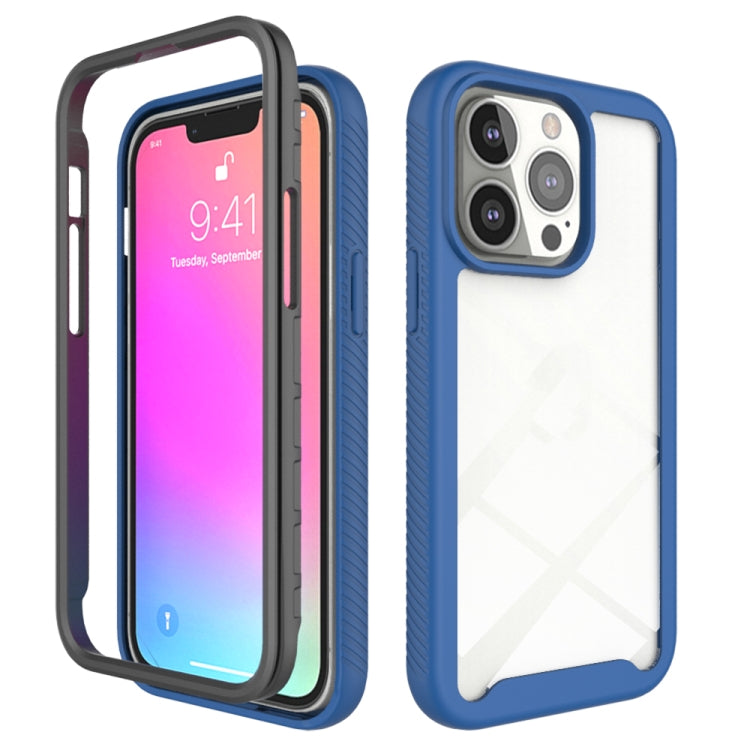 For iPhone 13 Pro Starry Sky Solid Color Series Shockproof PC + TPU Protective Case