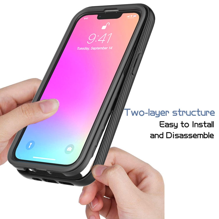 For iPhone 13 Pro Starry Sky Solid Color Series Shockproof PC + TPU Protective Case