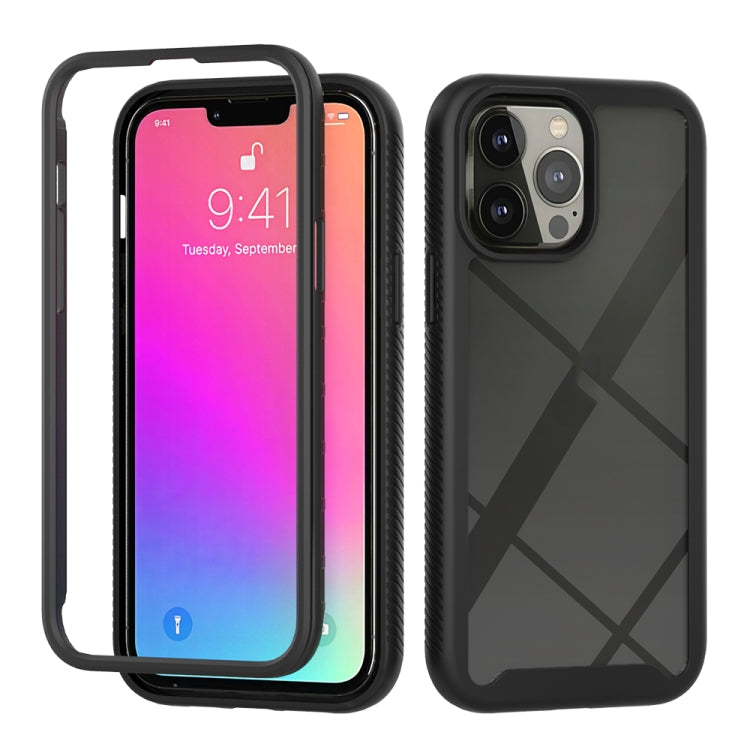 For iPhone 13 Pro Max Starry Sky Solid Color Series Shockproof PC + TPU Protective Case