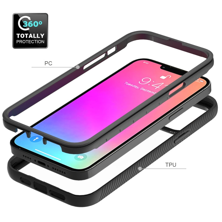 For iPhone 13 Pro Max Starry Sky Solid Color Series Shockproof PC + TPU Protective Case