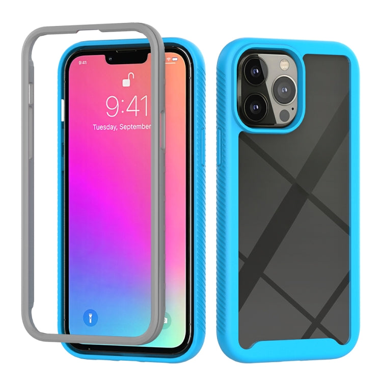 For iPhone 13 Pro Max Starry Sky Solid Color Series Shockproof PC + TPU Protective Case