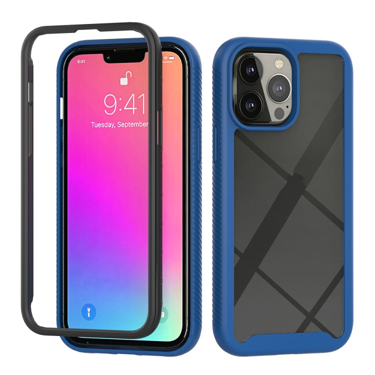 For iPhone 13 Pro Max Starry Sky Solid Color Series Shockproof PC + TPU Protective Case