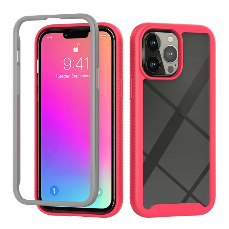 For iPhone 13 Pro Max Starry Sky Solid Color Series Shockproof PC + TPU Protective Case