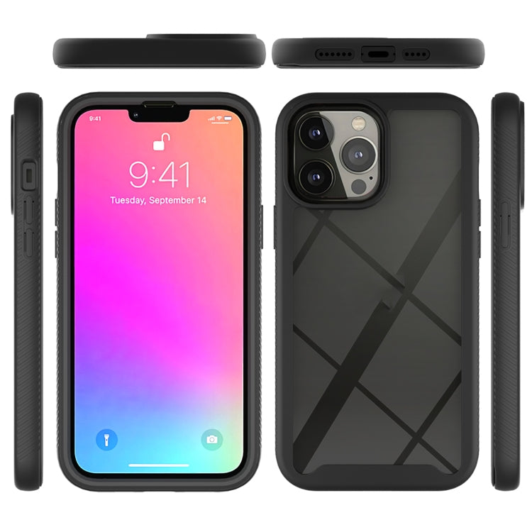 For iPhone 13 Pro Max Starry Sky Solid Color Series Shockproof PC + TPU Protective Case