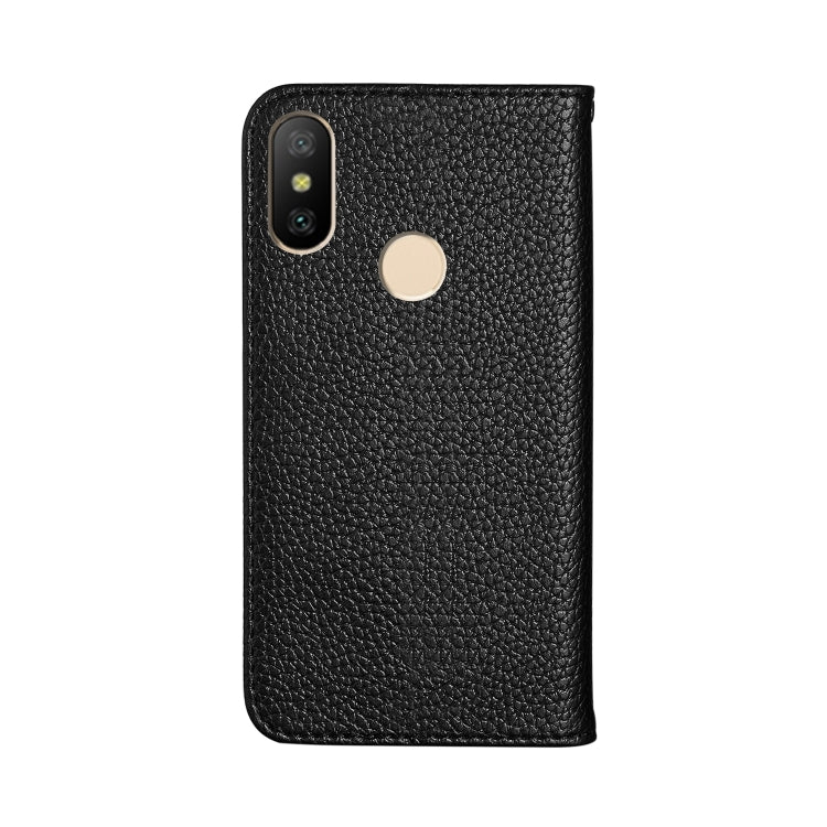 For Xiaomi Redmi Note 6 Pro Litchi Texture Horizontal Flip Leather Case with Holder & Card Slots