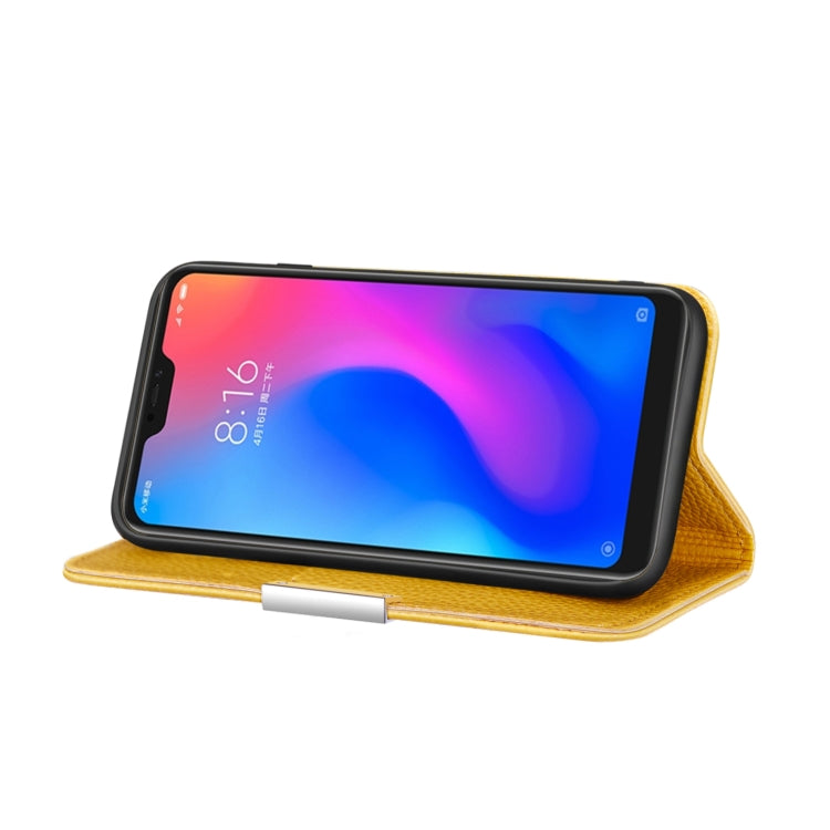 For Xiaomi Redmi Note 6 Pro Litchi Texture Horizontal Flip Leather Case with Holder & Card Slots