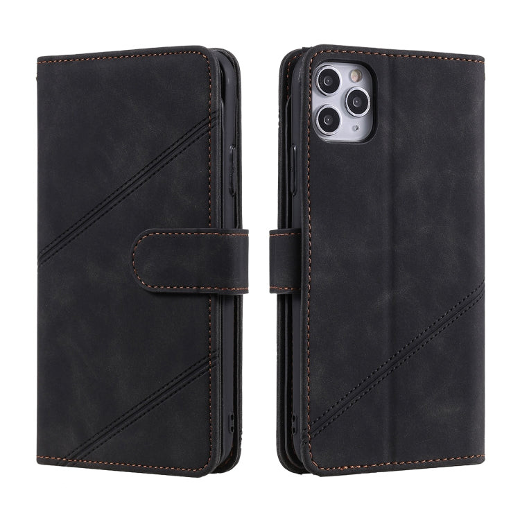 For iPhone 11 Skin Feel Business Horizontal Flip PU Leather Case with Holder & Multi-Card Slots & Wallet & Lanyard & Photo Frame