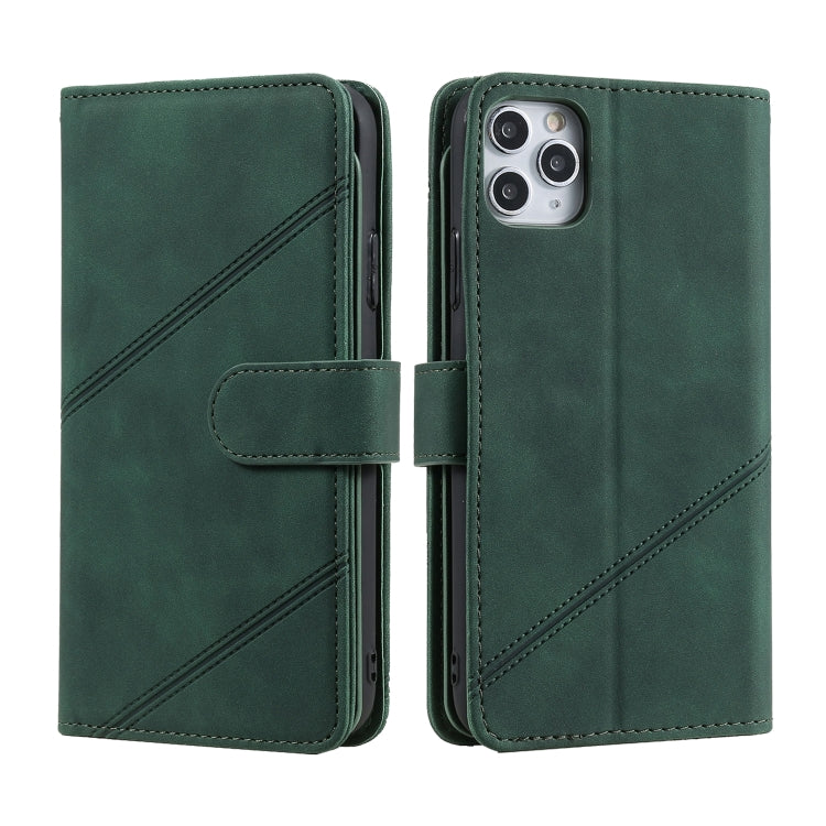 For iPhone 11 Skin Feel Business Horizontal Flip PU Leather Case with Holder & Multi-Card Slots & Wallet & Lanyard & Photo Frame