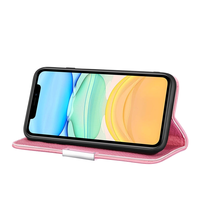 For iPhone 13 Litchi Texture Horizontal Flip Leather Case with Holder & Card Slots