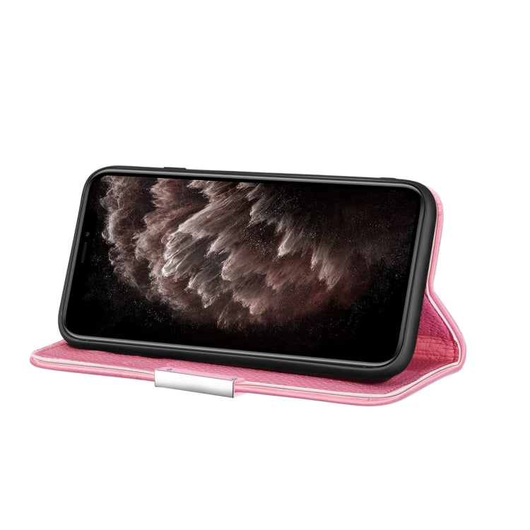 For iPhone 13 Pro Litchi Texture Horizontal Flip Leather Case with Holder & Card Slots