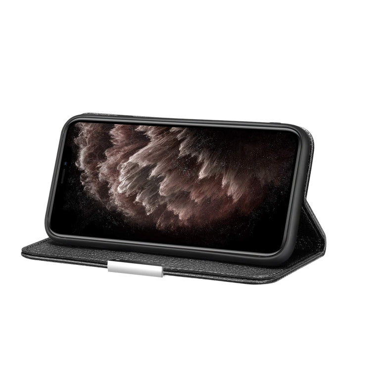 For iPhone 13 Pro Litchi Texture Horizontal Flip Leather Case with Holder & Card Slots