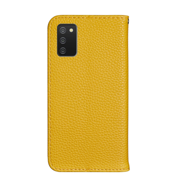 For Samsung Galaxy A03s(164mm) Litchi Texture Horizontal Flip Leather Case with Holder & Card Slots