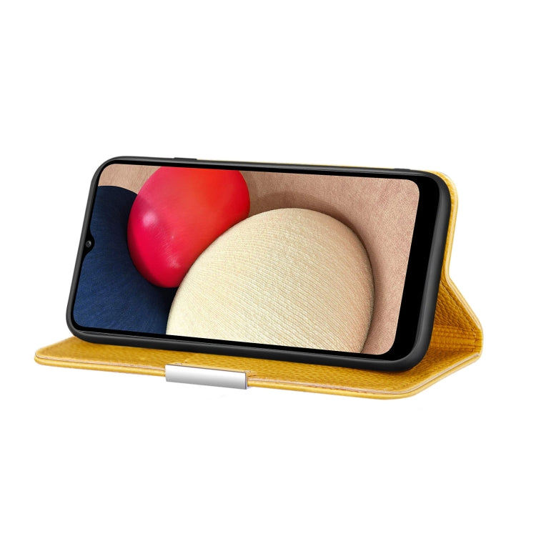 For Samsung Galaxy A03s(164mm) Litchi Texture Horizontal Flip Leather Case with Holder & Card Slots
