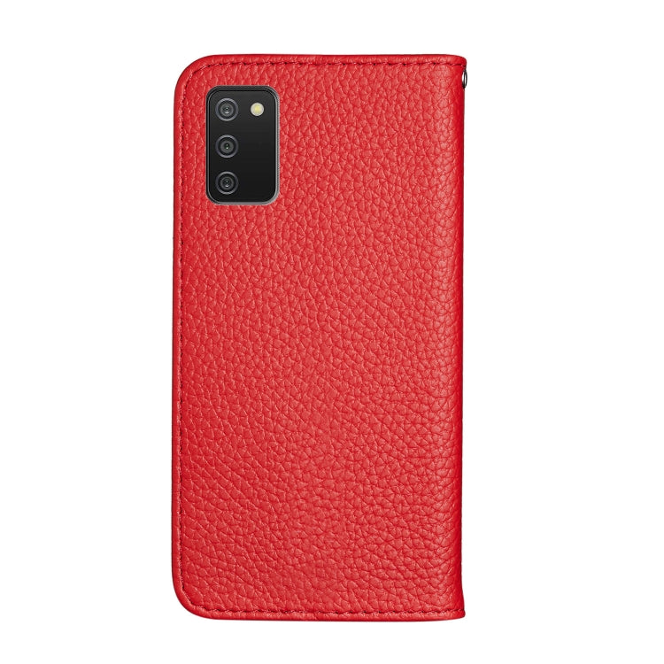 For Samsung Galaxy A03s(164mm) Litchi Texture Horizontal Flip Leather Case with Holder & Card Slots
