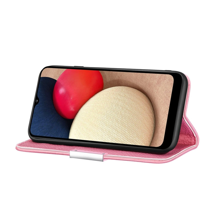 For Samsung Galaxy A03s(164mm) Litchi Texture Horizontal Flip Leather Case with Holder & Card Slots