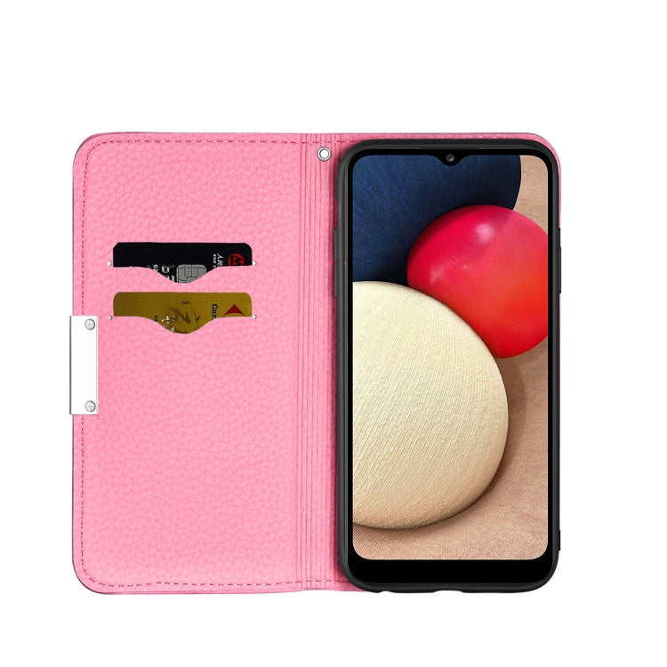 For Samsung Galaxy A03s(164mm) Litchi Texture Horizontal Flip Leather Case with Holder & Card Slots