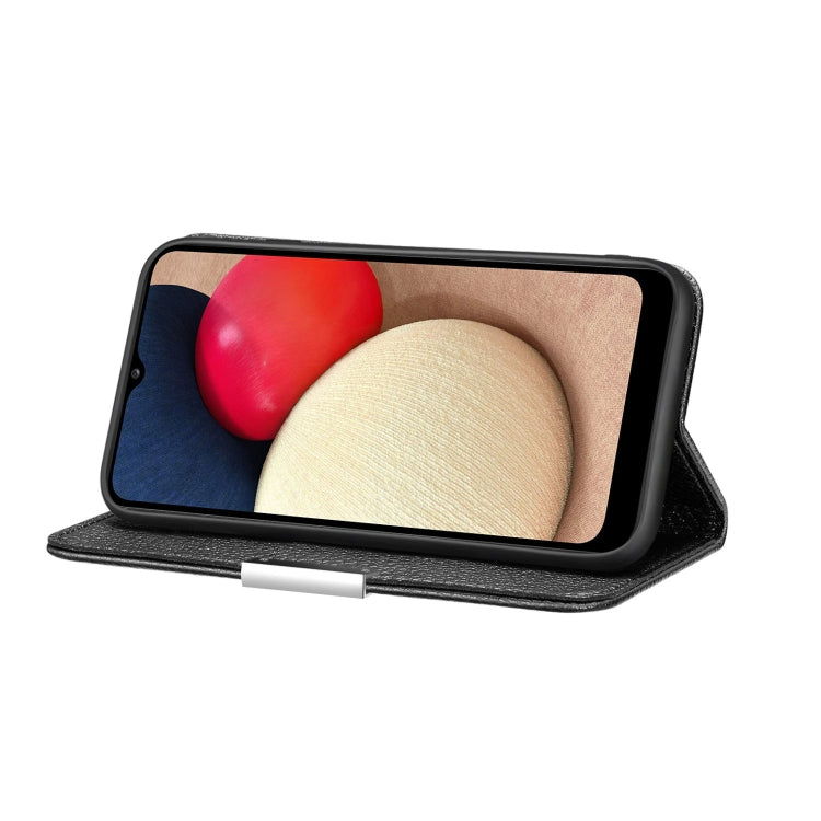 For Samsung Galaxy A03s(164mm) Litchi Texture Horizontal Flip Leather Case with Holder & Card Slots