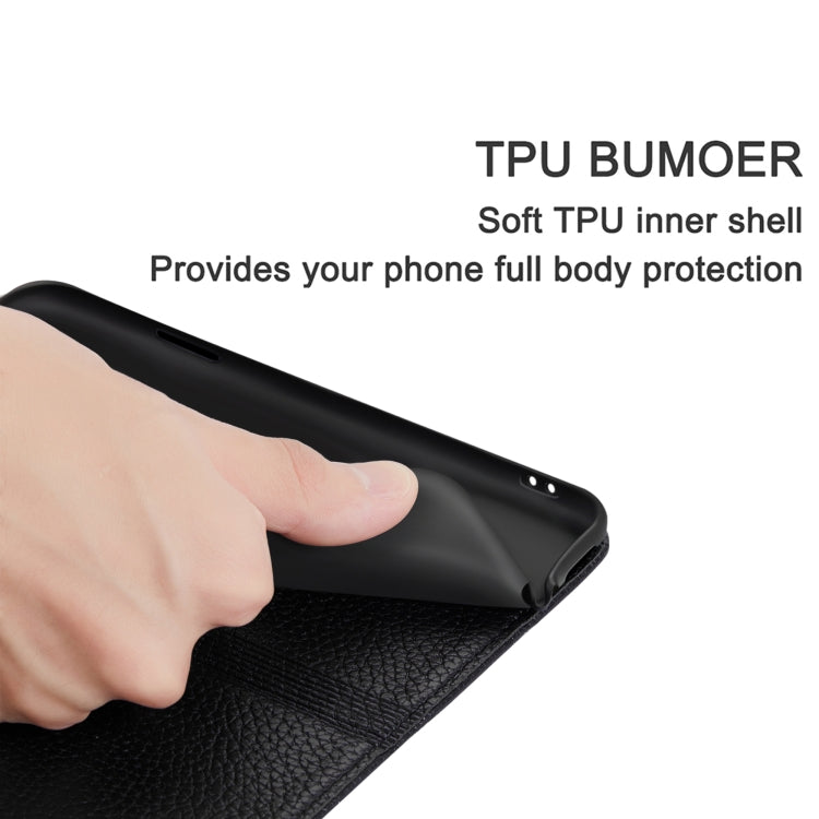 For Samsung Galaxy A03s(164mm) Litchi Texture Horizontal Flip Leather Case with Holder & Card Slots