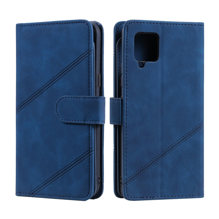 For Samsung Galaxy A42 5G Skin Feel Business Horizontal Flip PU Leather Case with Holder & Multi-Card Slots & Wallet & Lanyard & Photo Frame