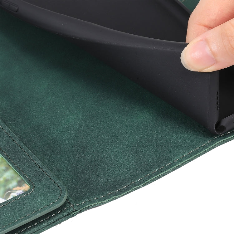 For Samsung Galaxy A42 5G Skin Feel Business Horizontal Flip PU Leather Case with Holder & Multi-Card Slots & Wallet & Lanyard & Photo Frame