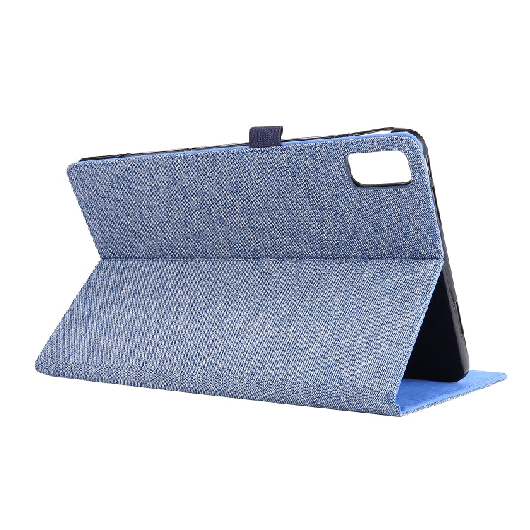 For Huawei MatePad 11 2021 Fabric Texture Horizontal Flip TPU Leather Case with Holder