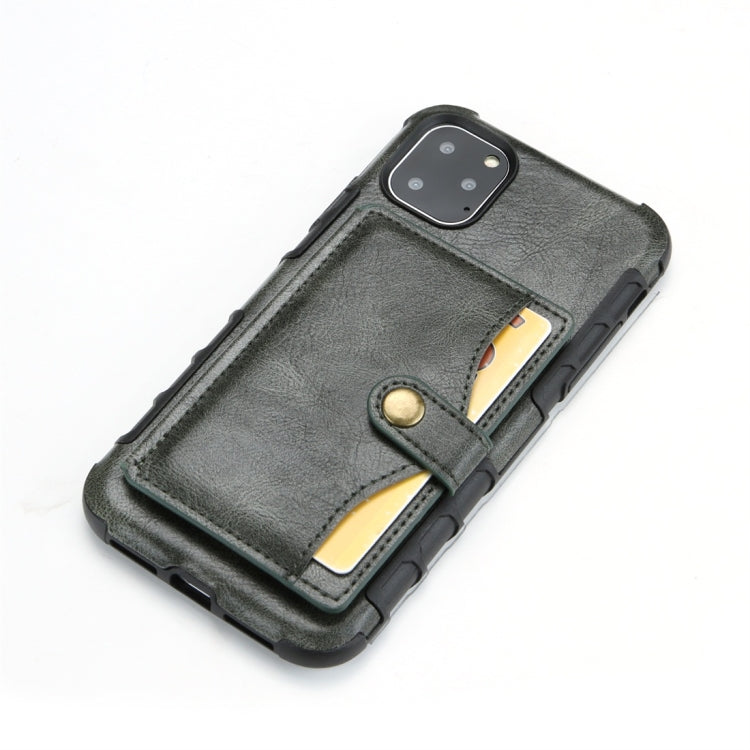 For iPhone 11 Pro Retro Style Protective Case with Card Slot & Wallet