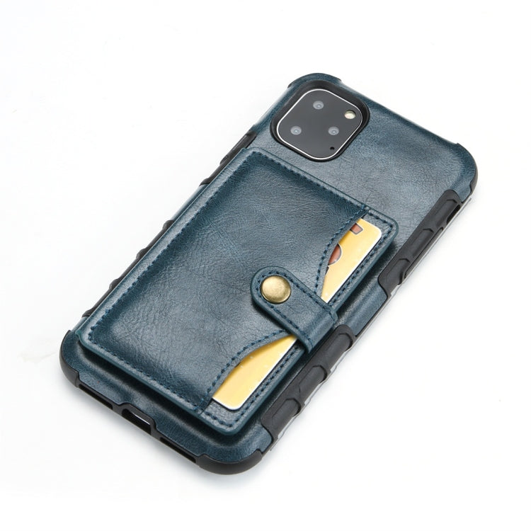 For iPhone 11 Pro Retro Style Protective Case with Card Slot & Wallet