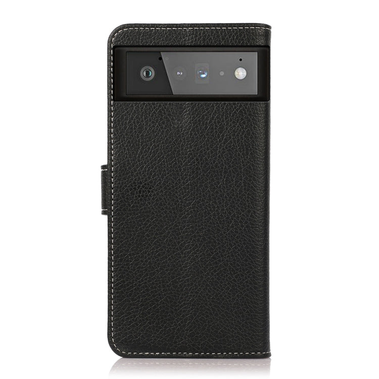 For Google Pixel 6 Litchi Texture PU + TPU Horizontal Flip Leather Case with Holder & Card Slots & Wallet