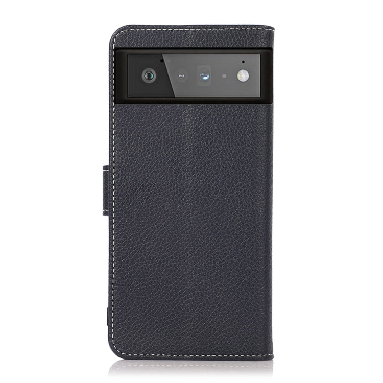 For Google Pixel 6 Litchi Texture PU + TPU Horizontal Flip Leather Case with Holder & Card Slots & Wallet