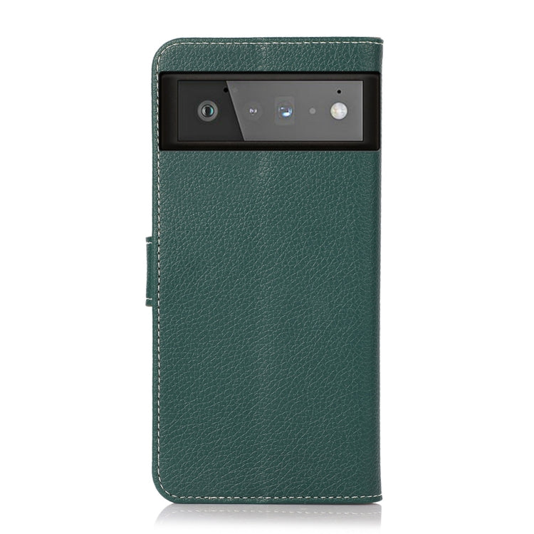 For Google Pixel 6 Litchi Texture PU + TPU Horizontal Flip Leather Case with Holder & Card Slots & Wallet
