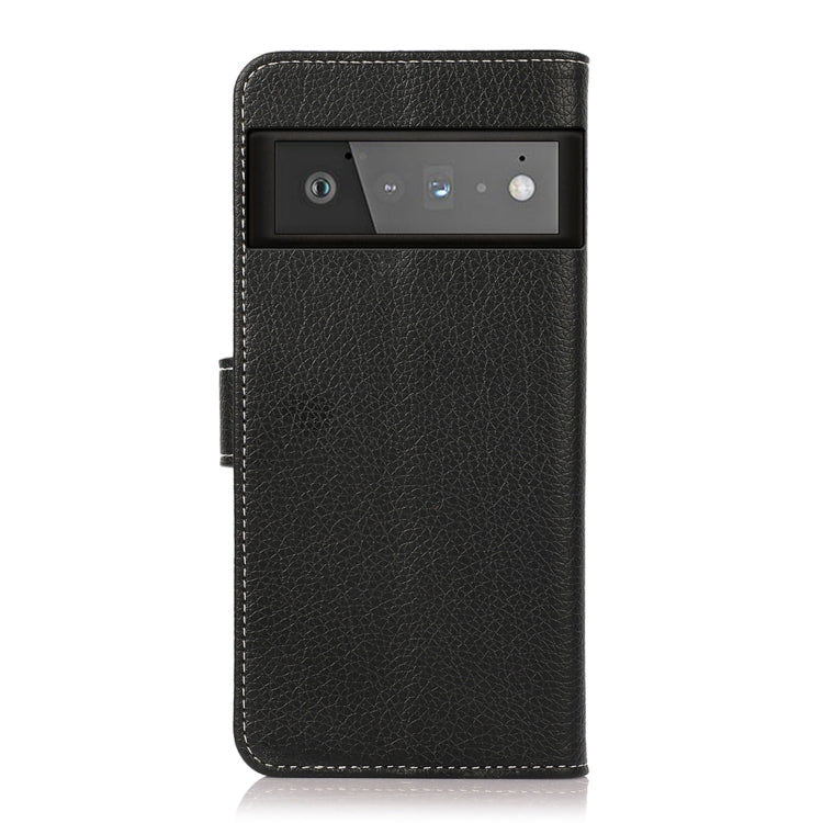 For Google Pixel 6 Pro Litchi Texture PU + TPU Horizontal Flip Leather Case with Holder & Card Slots & Wallet