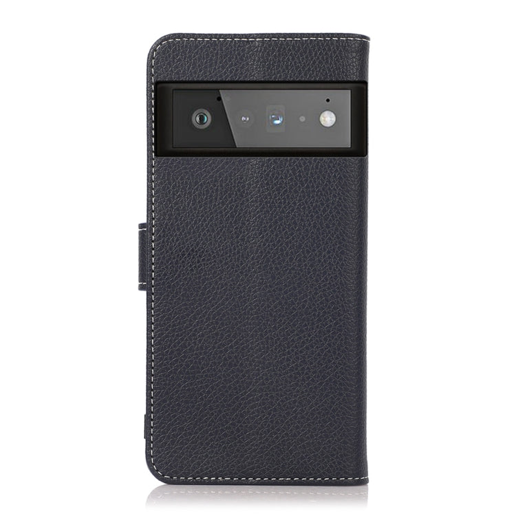 For Google Pixel 6 Pro Litchi Texture PU + TPU Horizontal Flip Leather Case with Holder & Card Slots & Wallet