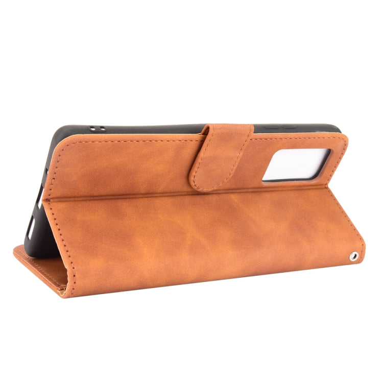 For Blackview A100 Solid Color Skin Feel Magnetic Buckle Horizontal Flip Calf Texture PU Leather Case with Holder & Card Slots & Wallet