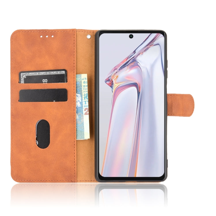 For Blackview A100 Solid Color Skin Feel Magnetic Buckle Horizontal Flip Calf Texture PU Leather Case with Holder & Card Slots & Wallet
