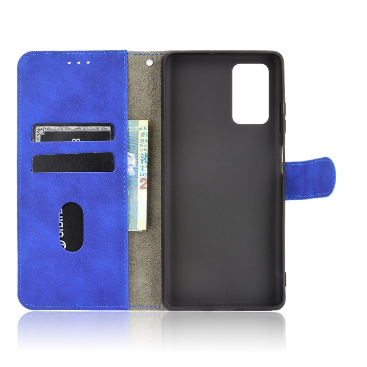 For Blackview A100 Solid Color Skin Feel Magnetic Buckle Horizontal Flip Calf Texture PU Leather Case with Holder & Card Slots & Wallet
