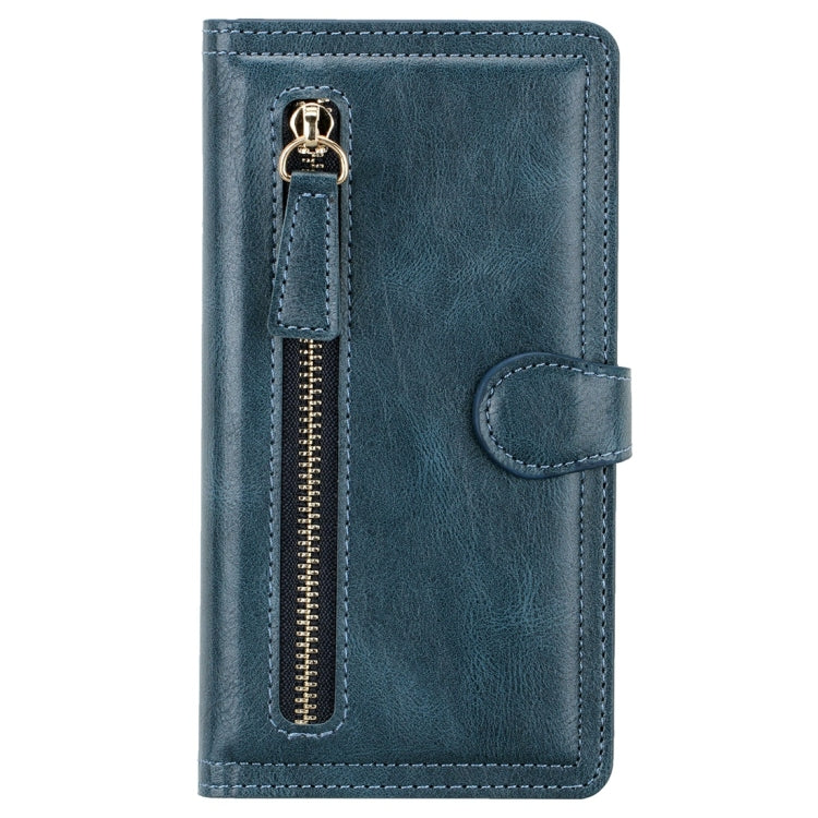 For Galaxy Note 10 Retro Style Magnetic Buckle Zipper Horizontal Flip Leather Case with Card Slot & Wallet