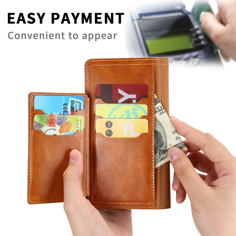 For Galaxy S10 Retro Style Magnetic Buckle Zipper Horizontal Flip Leather Case with Card Slot & Wallet