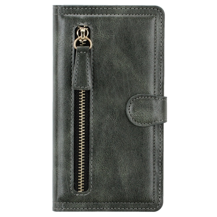 For Galaxy S10 Retro Style Magnetic Buckle Zipper Horizontal Flip Leather Case with Card Slot & Wallet