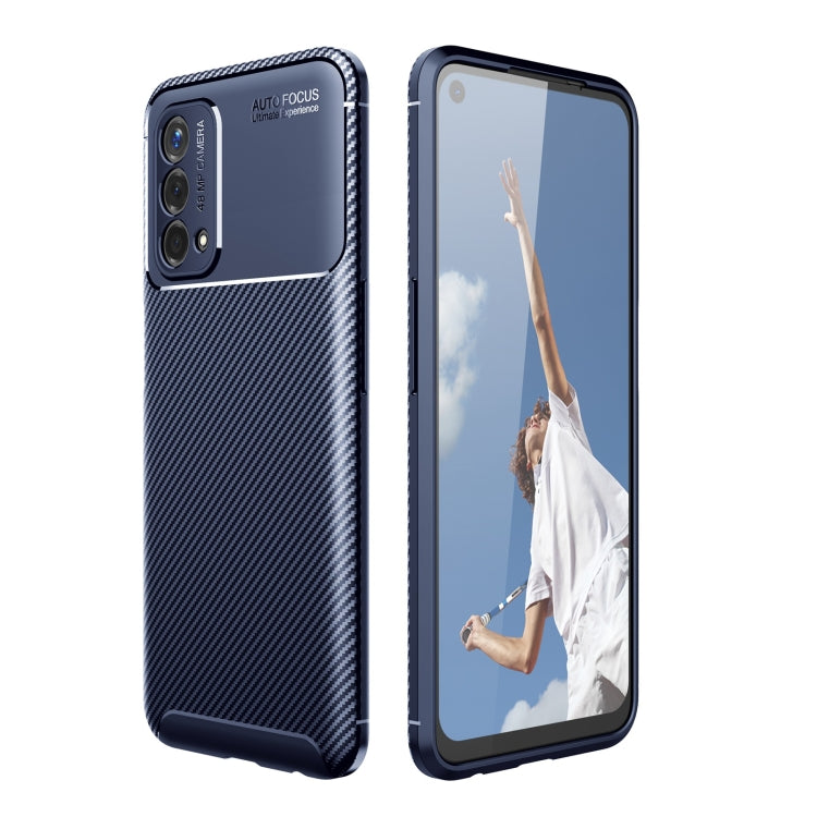 For OnePlus Nord N200 5G Carbon Fiber Texture Shockproof TPU Case