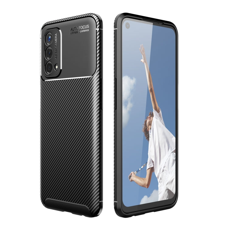 For OnePlus Nord N200 5G Carbon Fiber Texture Shockproof TPU Case