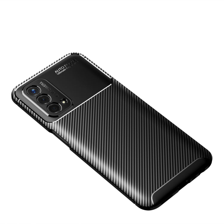 For OnePlus Nord N200 5G Carbon Fiber Texture Shockproof TPU Case