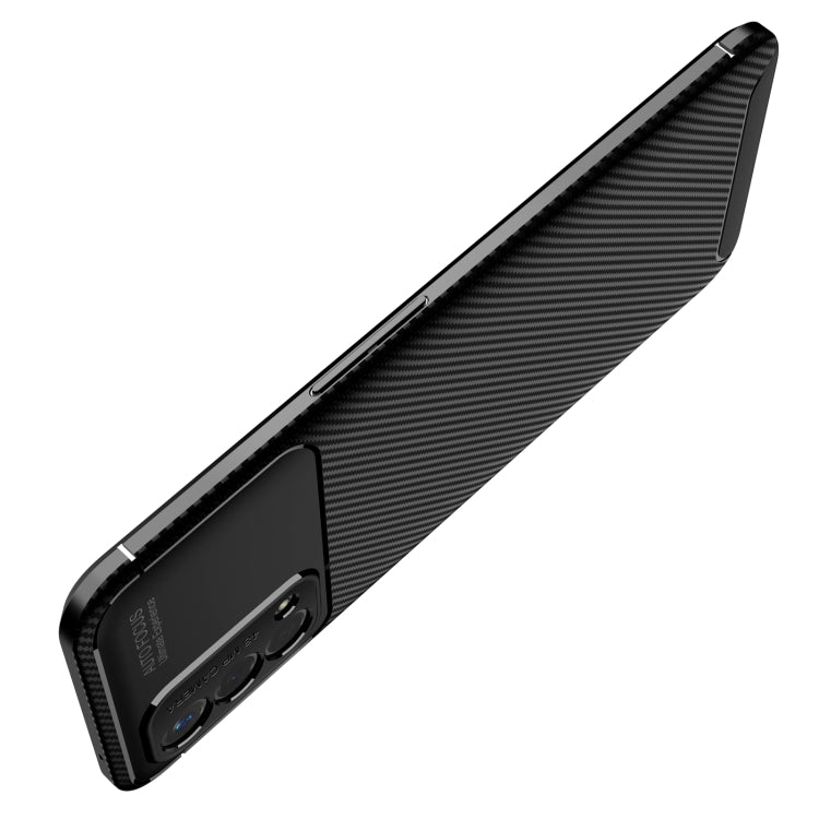 For OnePlus Nord N200 5G Carbon Fiber Texture Shockproof TPU Case