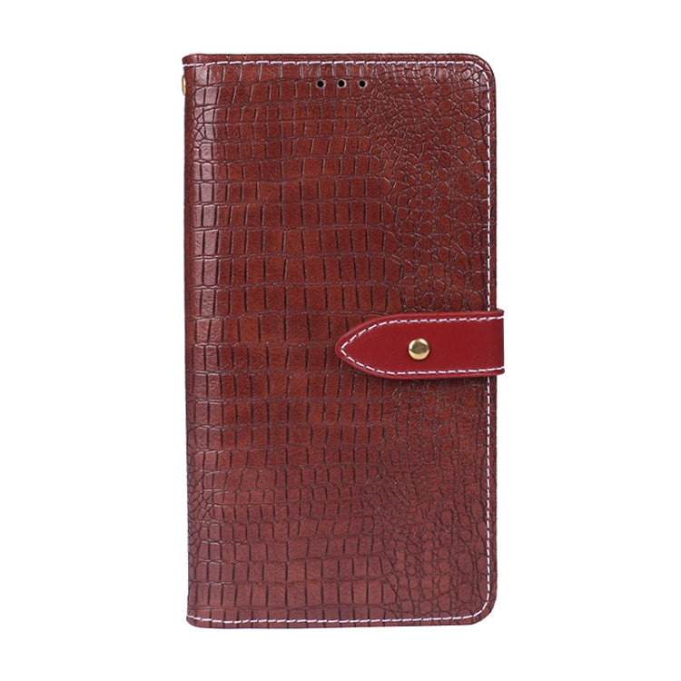 For Samsung Galaxy M32 idewei Crocodile Texture Horizontal Flip Leather Case with Holder & Card Slots & Wallet