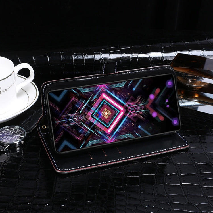 For Xiaomi Poco F3 GT idewei Crocodile Texture Horizontal Flip Leather Case with Holder & Card Slots & Wallet