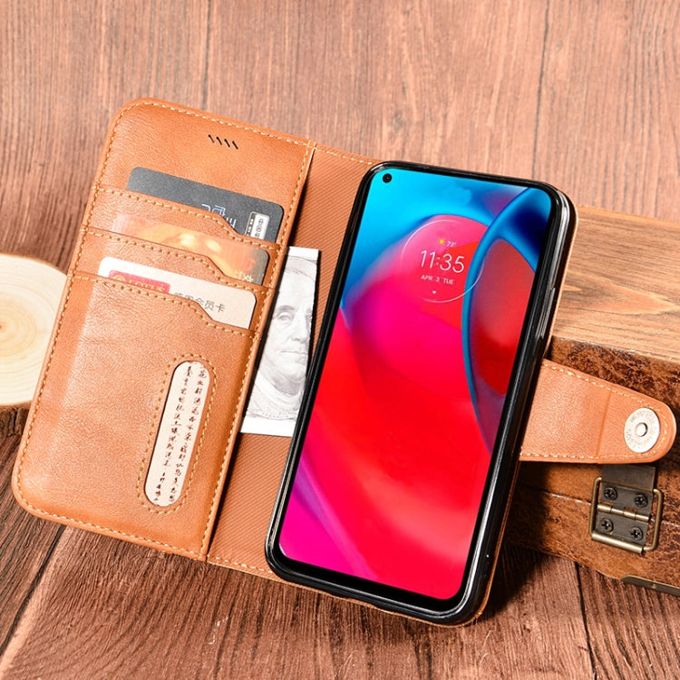 For Motorola Moto G Stylus 5G Contrast Color Splicing Retro Texture Horizontal Flip PU Leather Case with Card Slots & Holder & Wallet
