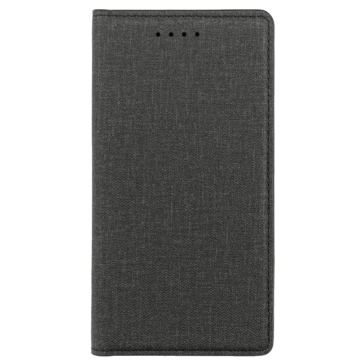 For iPhone 11 Pro Max Cloth Texture Magnetic Horizontal Flip Leather Case with Holder & Card Slot