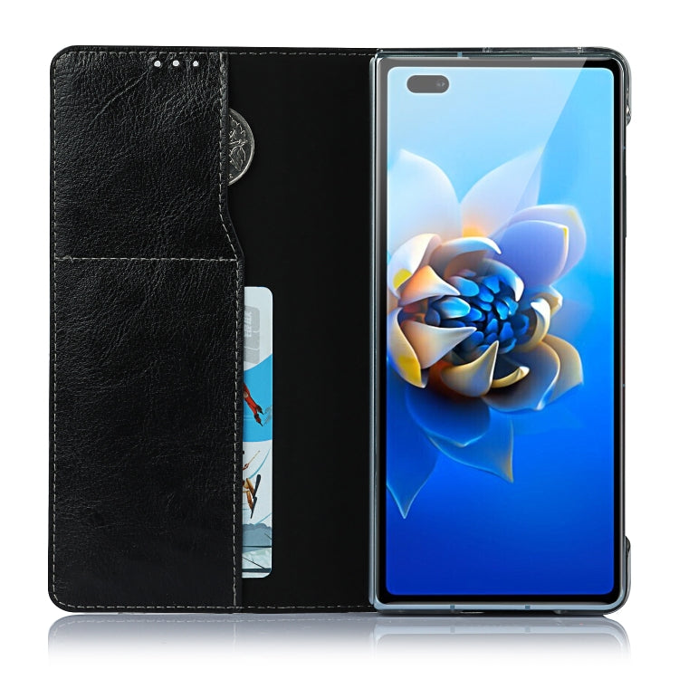 For Huawei Mate X2 Crazy Horse Texture Horizontal Flip Leather Case with Holder & Card Slot