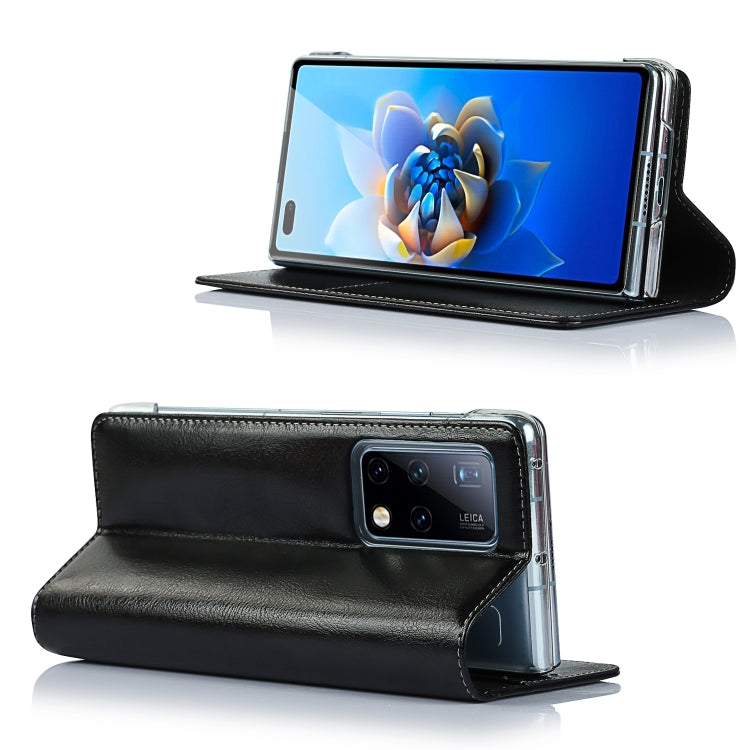 For Huawei Mate X2 Crazy Horse Texture Horizontal Flip Leather Case with Holder & Card Slot