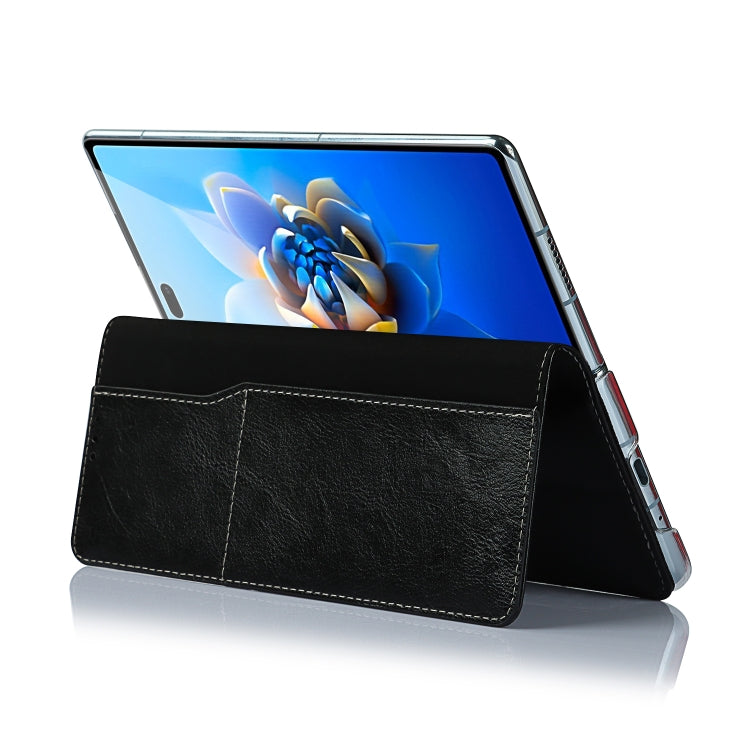 For Huawei Mate X2 Crazy Horse Texture Horizontal Flip Leather Case with Holder & Card Slot